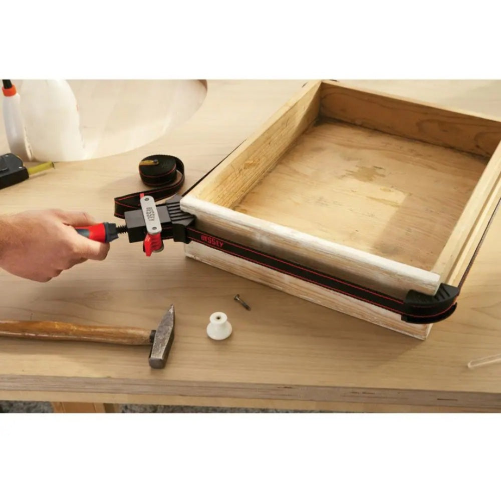 Strap Clamp With 90-Degree Corner Pieces 12ft.Capacity Strap Clamp With 90-Degree Corner Pieces 12ft.Capacity